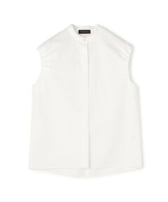 TOMORROWLAND / トゥモローランド シャツ・ブラウス | コットントロピカル ギャザーノースリーブブラウス