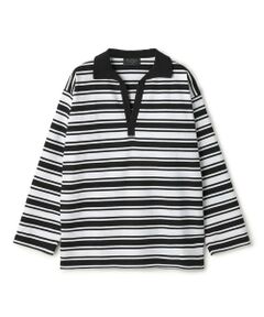 TOMORROWLAND / トゥモローランド カットソー（半袖以外） | 【別注】Le minor×GALERIE VIE MARINIER オープンカラープルオーバー