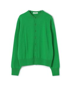 〈MACPHEE〉定番の温かみのある風合いが魅力のニットシリーズ。<br>羊毛そのままのふくらみを再現したようなオリジナルのウール糸を使用しています。<br>カーディガンは詰まったネックラインとコンパクトな着丈ですっきりとした女性らしいバランスの一着。<br>さらりとTシャツの上に羽織るのはもちろん、ボタンを留めてプルオーバーのように着こなすのもおすすめです。<br>一つあるとさまざまなコーディネートで活躍してくれる万能なベーシックアイテム。<br><br>※商品の色味は、商品単体の画像をご確認ください<br><br>2023AW商品<br><br><b>店舗にお問い合わせの際は、下記の商品番号をお申し付けください。<br>商品番号:12-02-34-02103</b><br><br>※※お取扱い上の注意※※<br>ソフトでデリケートな素材を使用しています。<br>毛玉ができやすい為、着用後はホコリをはらい、毛羽乱れを整えるブラッシングがおすすめです。<br>取り除く場合は引っ張らず、毛玉取り器やハサミで丁寧にカットしてください。