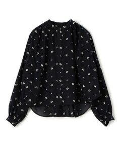 TOMORROWLAND / トゥモローランド シャツ・ブラウス | プチマーガレットエンブロイダリー ギャザーブラウス