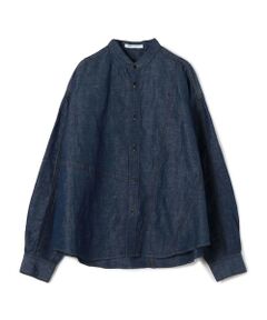 TOMORROWLAND / トゥモローランド シャツ・ブラウス（半袖以外） | ヘンプタンガリー バンドカラーシャツ