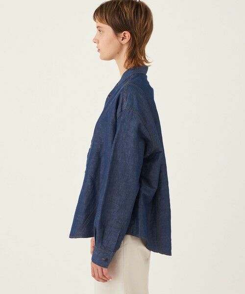 TOMORROWLAND / トゥモローランド シャツ・ブラウス（半袖以外） | ヘンプタンガリー バンドカラーシャツ | 詳細3