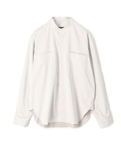 TOMORROWLAND / トゥモローランド シャツ・ブラウス | ハイカウントサテン スタンドカラーシャツ