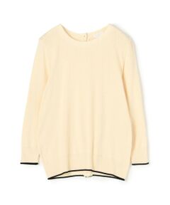 TOMORROWLAND / トゥモローランド Tシャツ | コンパクトツイスト バックオープンTシャツ