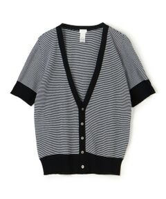 TOMORROWLAND / トゥモローランド Tシャツ | コンパクトツイスト Vネックカーディガン