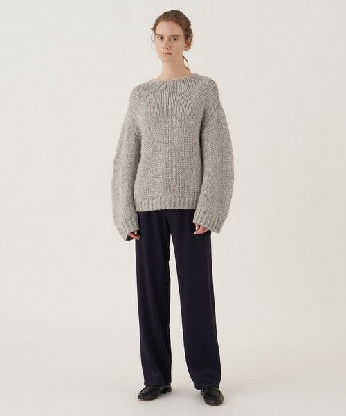 TOMORROWLAND / トゥモローランド その他パンツ | バックサテンアムンゼンイージーストレートパンツ | 詳細1