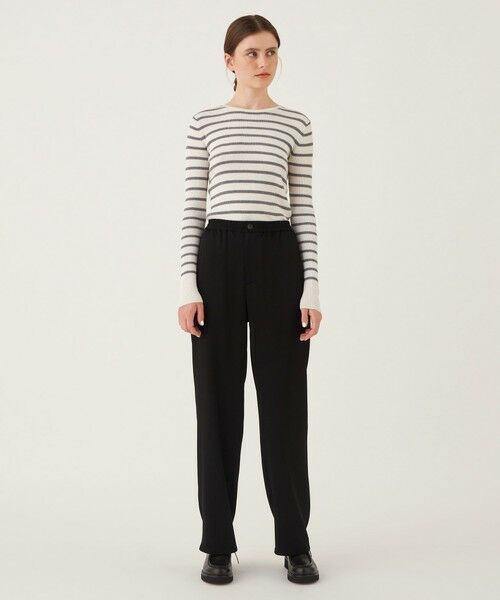 TOMORROWLAND / トゥモローランド その他パンツ | バックサテンアムンゼンイージーストレートパンツ | 詳細2