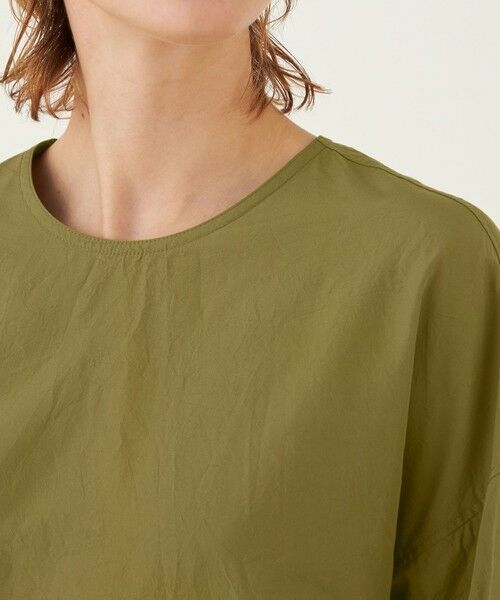 TOMORROWLAND / トゥモローランド ロング・マキシ丈ワンピース | コットンシルクウェザー クルーネックワンピース | 詳細4