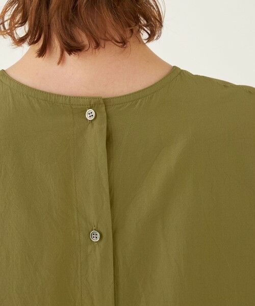 TOMORROWLAND / トゥモローランド ロング・マキシ丈ワンピース | コットンシルクウェザー クルーネックワンピース | 詳細5