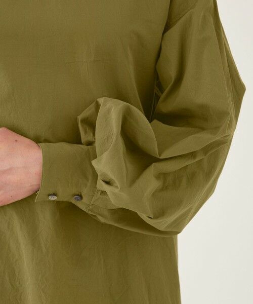 TOMORROWLAND / トゥモローランド ロング・マキシ丈ワンピース | コットンシルクウェザー クルーネックワンピース | 詳細6