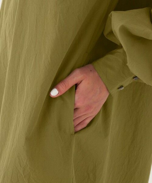 TOMORROWLAND / トゥモローランド ロング・マキシ丈ワンピース | コットンシルクウェザー クルーネックワンピース | 詳細7