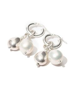 TOMORROWLAND / トゥモローランド ピアス・イヤリング | NATHALIE SCHRECKENBERG パールフープピアス