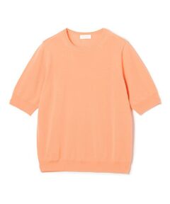 TOMORROWLAND / トゥモローランド ニット・セーター | スーパーエクストラファインウール ハーフスリーブプルオーバー