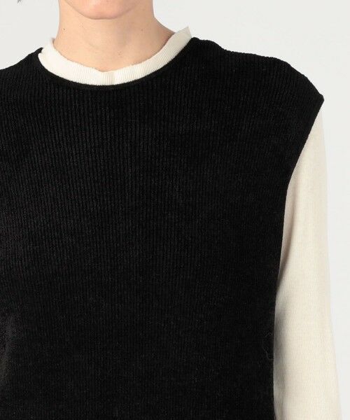 TOMORROWLAND / トゥモローランド ロング・マキシ丈ワンピース | ベルベット クルーネックワンピース | 詳細4