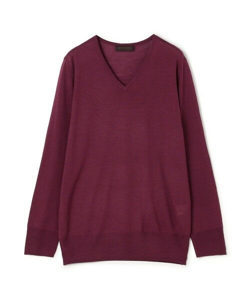 エクストラファインウール Vネックプルオーバー （ニット