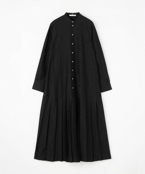TOMORROWLAND / トゥモローランド ロング・マキシ丈ワンピース | コットンシルクパラシュート プリーツシャツワンピース | 詳細11