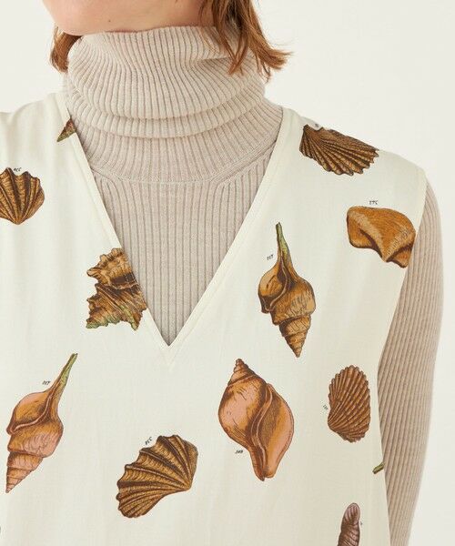 TOMORROWLAND / トゥモローランド ロング・マキシ丈ワンピース | ヴィンテージサテン Vネックロングワンピース | 詳細5