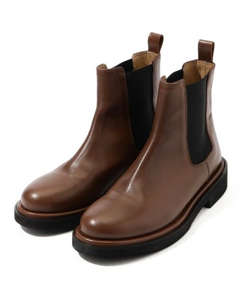 TOMORROWLAND/トゥモローランド GALERIE VIE ボリュームショートブーツ 47 ブラウン 36 TOMORROWLAND/トゥモローランド GALERIE VIE ボリュームショートブーツ 47 ブラウン 36