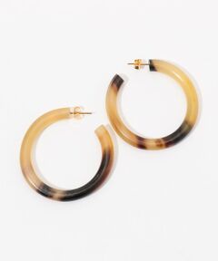 SOKO HORN HOOP ピアス