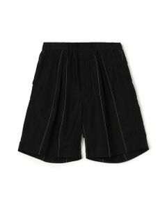 TOMORROWLAND / トゥモローランド ショート・ハーフ・半端丈パンツ | キュプラリネンコットン シャーリングショーツ