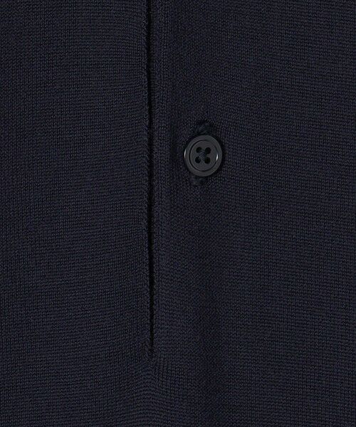 TOMORROWLAND / トゥモローランド ニット・セーター | TOMORROWLAND TRICOT スーパーファインメリノウール ニットポロシャツ S WOOL | 詳細11