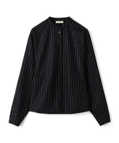 TOMORROWLAND / トゥモローランド シャツ・ブラウス（半袖以外） | ウールカシミヤポプリンメルトン フィットウエストテッドブラウス