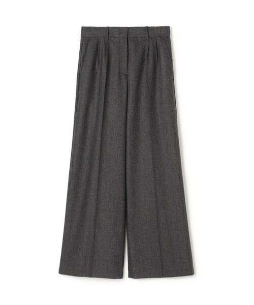 6(ROKU) MELTON TUCK PANTS パンツ ウール 34 - カジュアルパンツ