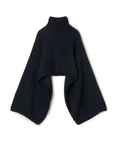 MAYDI turtleneck cape ニット