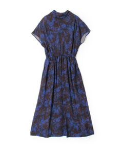 NO.6 WILLA DRESS レーヨンシルク フラワープリントドレス