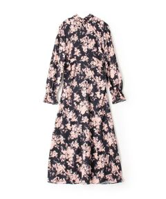 NO.6 WAYNE DRESS シルク フラワープリントドレス