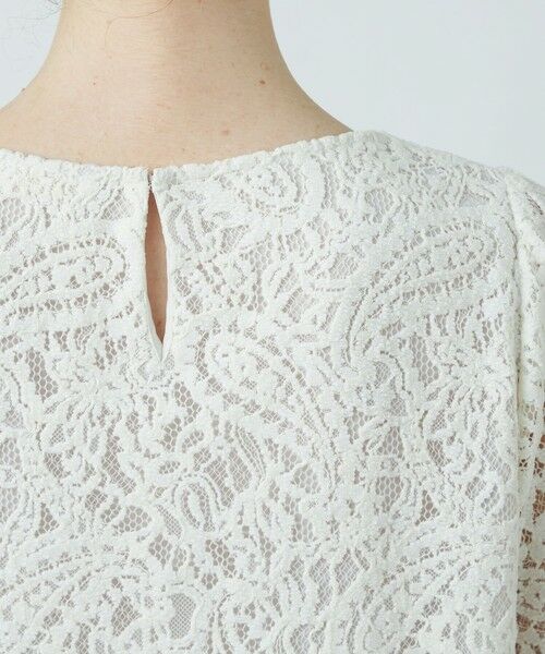 TOMORROWLAND / トゥモローランド シャツ・ブラウス（半袖以外） | モールレース パフスリーブブラウス | 詳細6