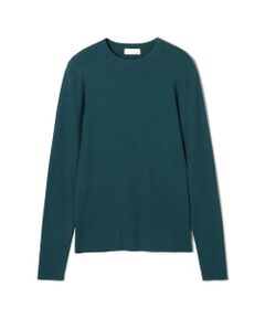 TOMORROWLAND / トゥモローランド ニット・セーター | スーパーエクストラファインウールリブ クルーネックプルオーバー