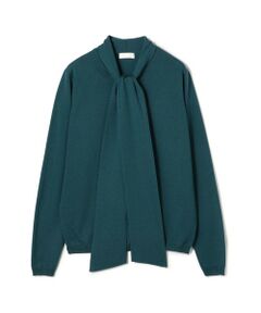 TOMORROWLAND / トゥモローランド ニット・セーター | スーパーエクストラファインウール ボウタイプルオーバー