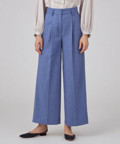 TOMORROWLAND / トゥモローランド その他パンツ | メランジカルゼ タックワイドパンツ | 詳細24