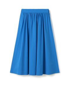 TOMORROWLAND / トゥモローランド ロング・マキシ丈スカート | ストレッチタフタ ボリュームギャザースカート