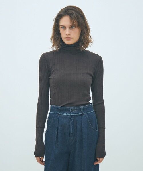 TOMORROWLAND / トゥモローランド カットソー(半袖以外) | ウールリブ タートルネックプルオーバー | 詳細13