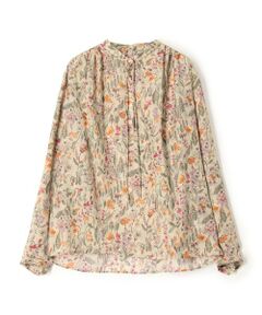 TOMORROWLAND / トゥモローランド シャツ・ブラウス（半袖以外） | オーマリーフプリント ストリングボウタイブラウス