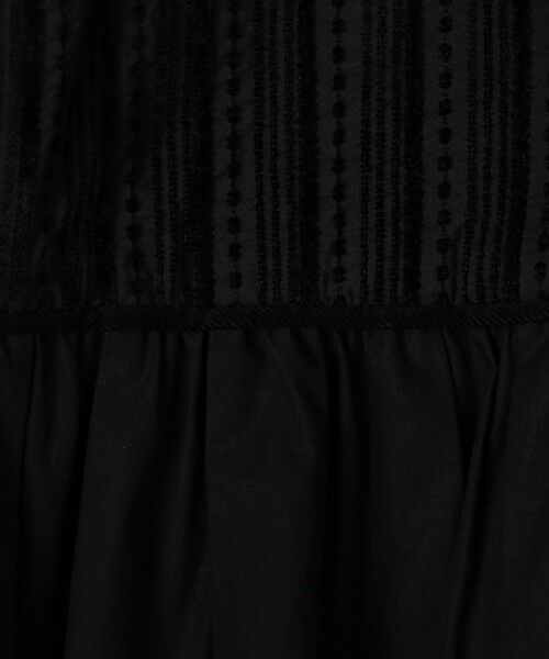 TOMORROWLAND / トゥモローランド シャツ・ブラウス（半袖以外） | ブラックコンビネーション ペプラムブラウス | 詳細8