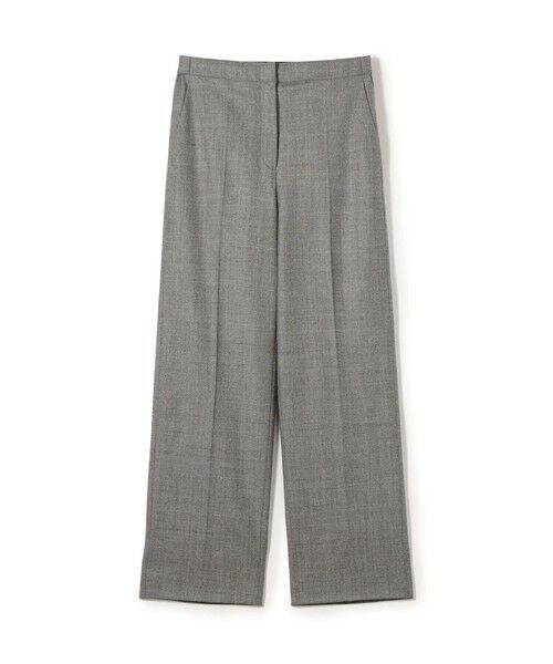 TOMORROWLAND collectionウールパンツスーツ フランネルウールストレッチ セミワイドパンツ （スラックス