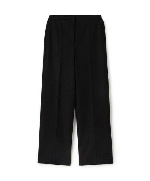 美品✦TOMORROWLAND スラックスパンツ ウエスト86 高級モヘヤウール フランネルウールストレッチ セミワイドパンツ （スラックス