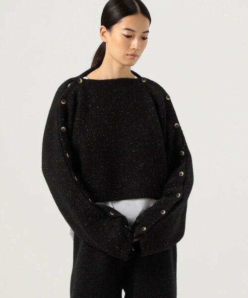 Lauren Manoogian BUTTON SLEEVES クロップドニット （ニット