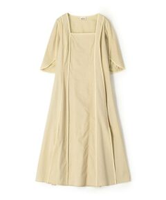 TOMORROWLAND / トゥモローランド ロング・マキシ丈ワンピース | BODICE STUDIO スクエアネック チューリップドレス