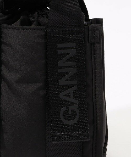 【WEB限定】GANNI リサイクルテックミニトートバッグ