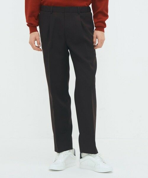 TOMORROWLAND / トゥモローランド その他パンツ | CABaN ウールギャバジン 1タックテーパードパンツ | 詳細18