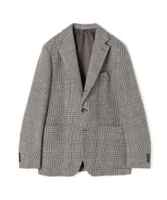 ウールツイード シングルブレステッド3Bジャケット Marling&Evans