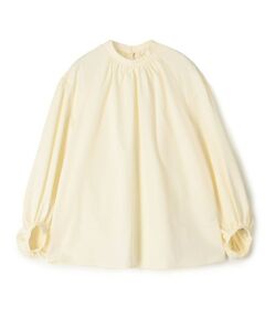 TOMORROWLAND / トゥモローランド シャツ・ブラウス（半袖以外） | ポリステルコットンタフタ ギャザーブラウス