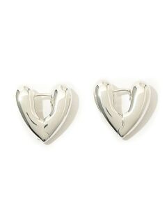 TOMORROWLAND / トゥモローランド ピアス・イヤリング | Annika Inez HEART シルバー フープピアス