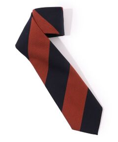 TOMORROWLAND / トゥモローランド ネクタイ | TOMORROWLAND ウールコットン レジメンタルネクタイ