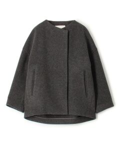 TOMORROWLAND / トゥモローランド その他アウター | ウールナイロンベロア コクーンコート