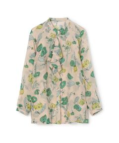 TOMORROWLAND / トゥモローランド シャツ・ブラウス（半袖以外） | リンズフラワープリント ボウタイブラウス